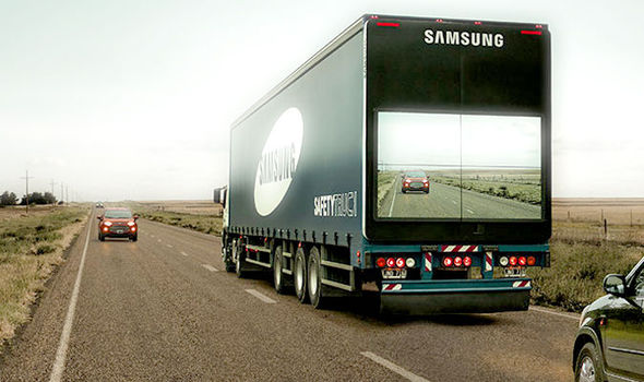 New Safety Truck Shows the Road Ahead So You Can Safely Pass