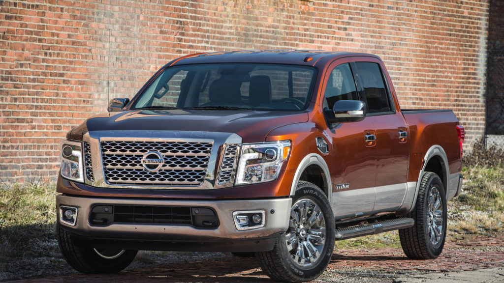 NEW YORK (March 24, 2016)  Nissan today previewed the upcoming TITAN Crew Cab half-ton pickup, which arrives at Nissan dealers nationwide this summer, at the 2016 New York International Auto Show. The standard bearer of Nissan's family of TITAN pickups, the 2017 TITAN Crew Cab is powered by a new 390-horsepower 5.6-liter Endurance® V8 gasoline engine.